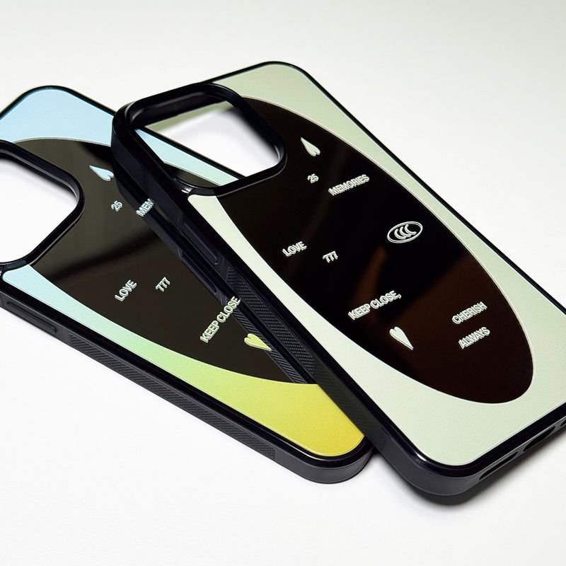 LOVE Memories Bumper Mirror Phone Case (SG)