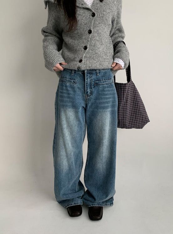 BAON（バオン）の「Picat Pocket Straight Denim Pants（Pants）」