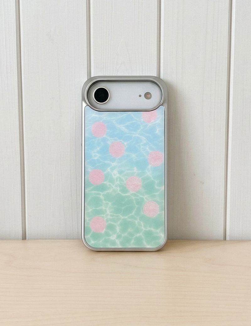 【MADE】Aqua Dot Glass Bumper Case