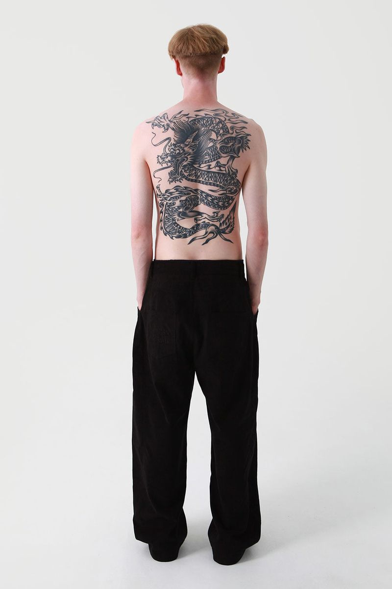 ARCHIVE CROSS PANTS-BLACK