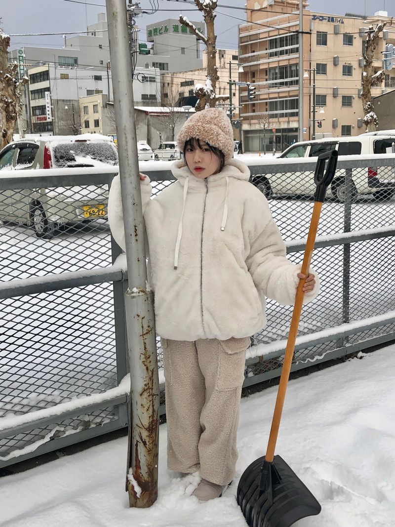 Ken & Mary fleece set up cargo pants