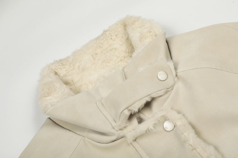 Reind Fur Detail Suede Jacket