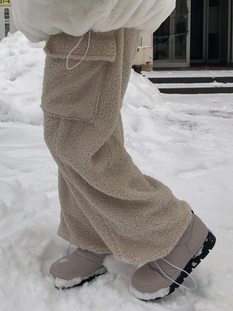 Ken & Mary fleece set up cargo pants