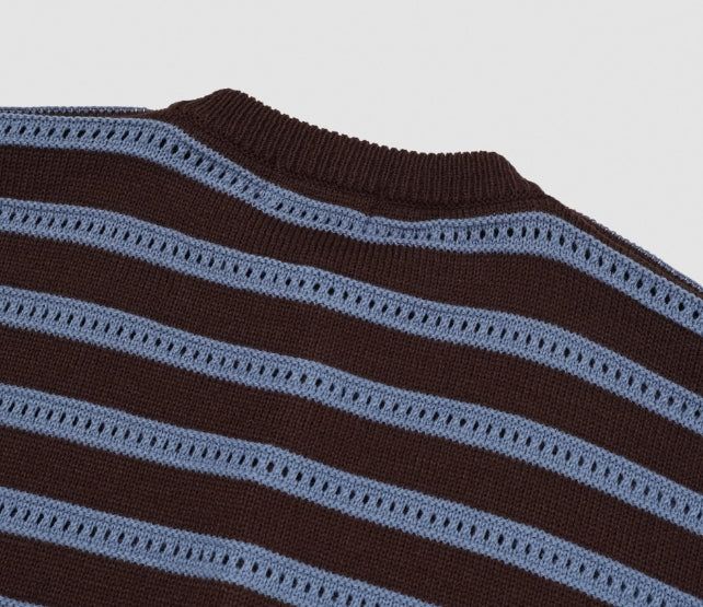 Pommel Openwork Round Cardigan
