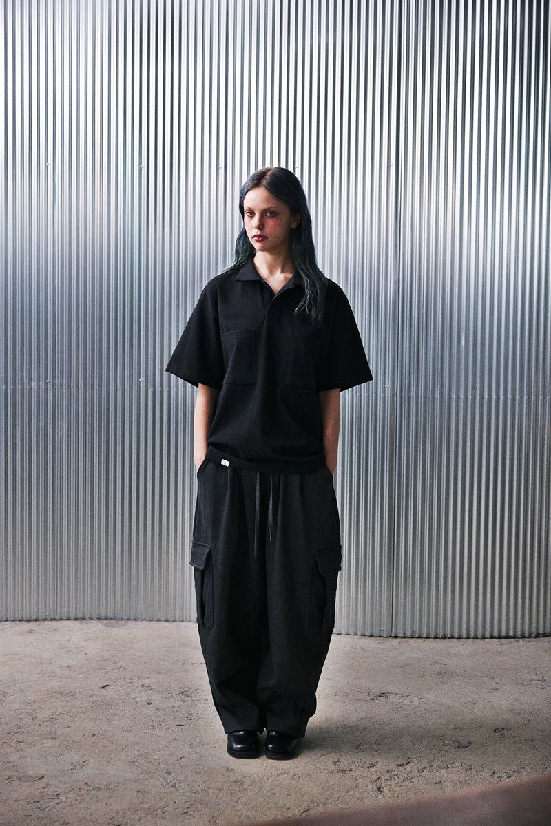 H-T CARGO BALLOON SWEAT PANTS (Charcoal)