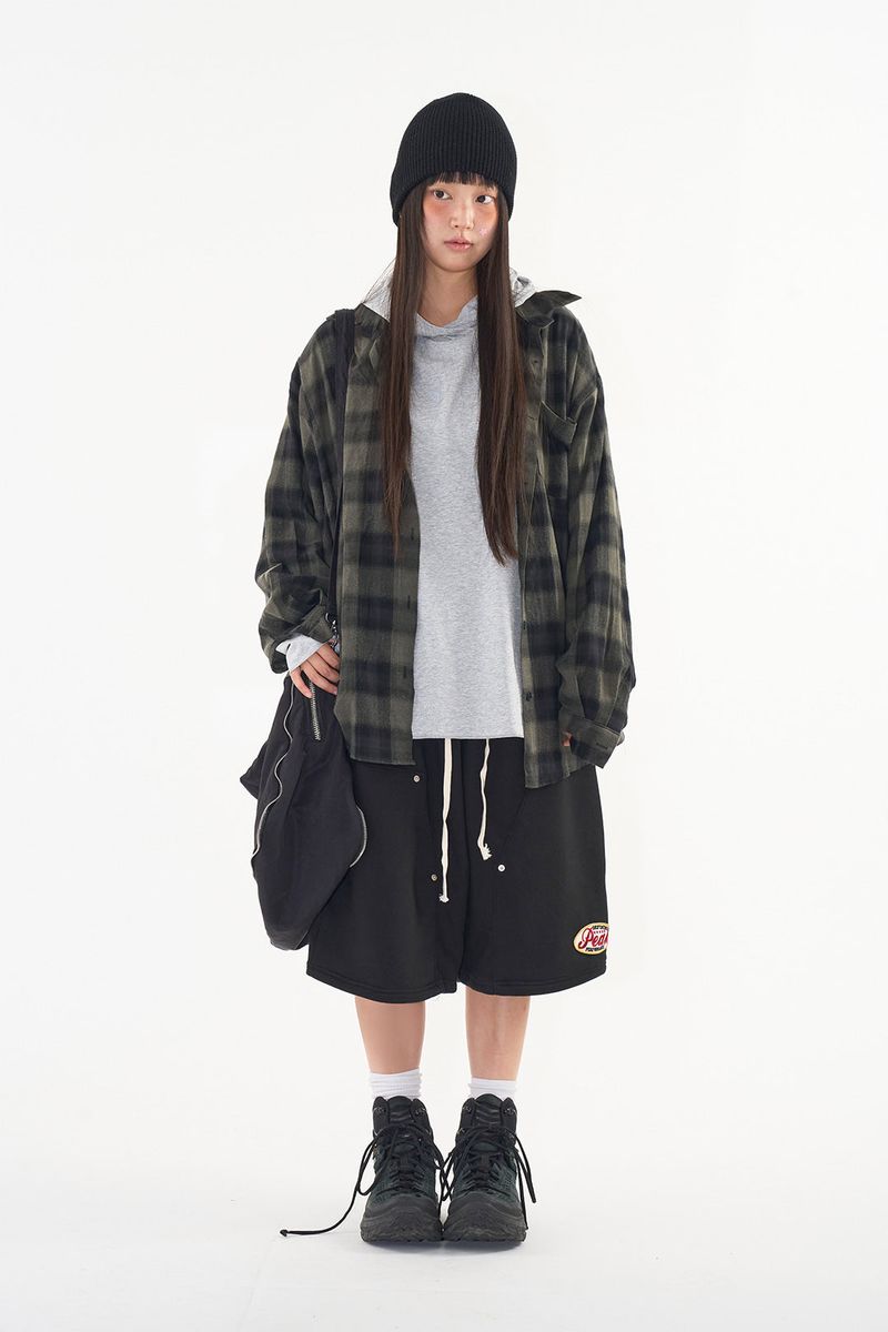 Haze over check shirt