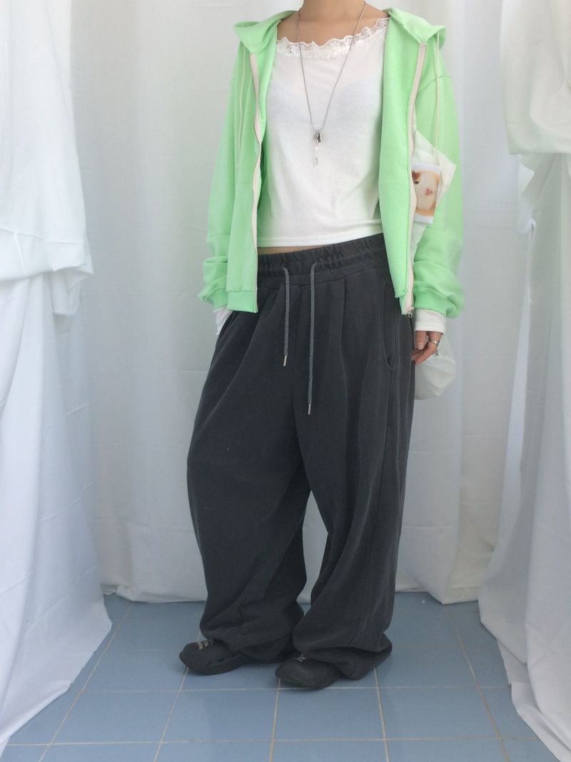 Clover Soft Loose Zip-Up