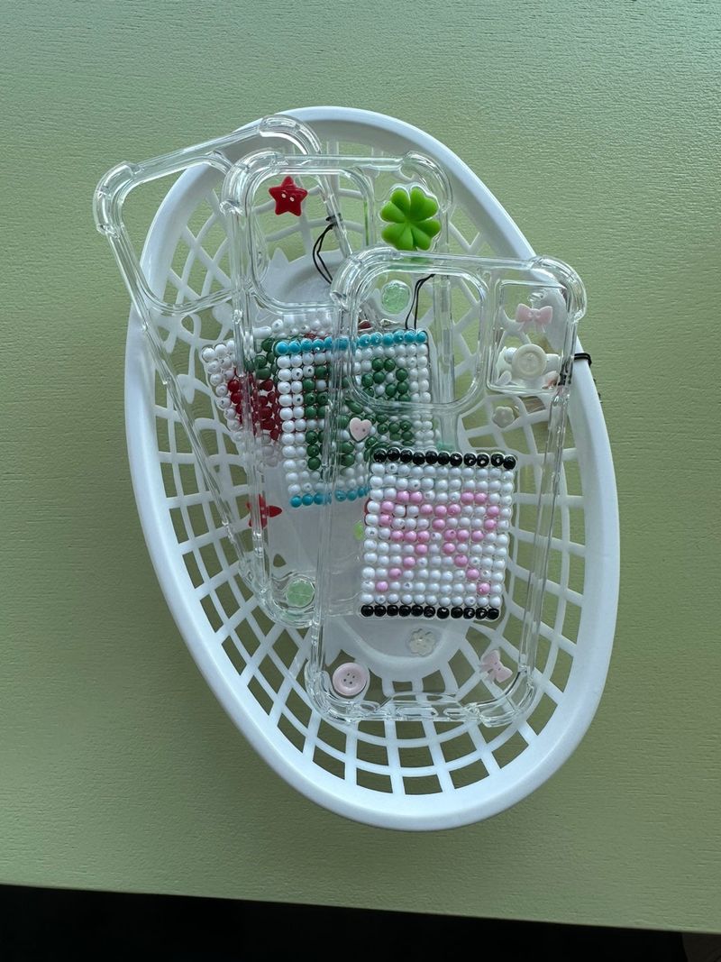 [made]"Ribbon beads"case