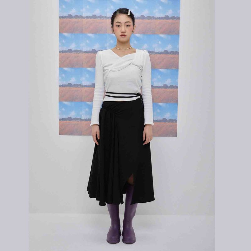 delidi(ディライディ)の「Claire shirring long skirt(Skirts)」