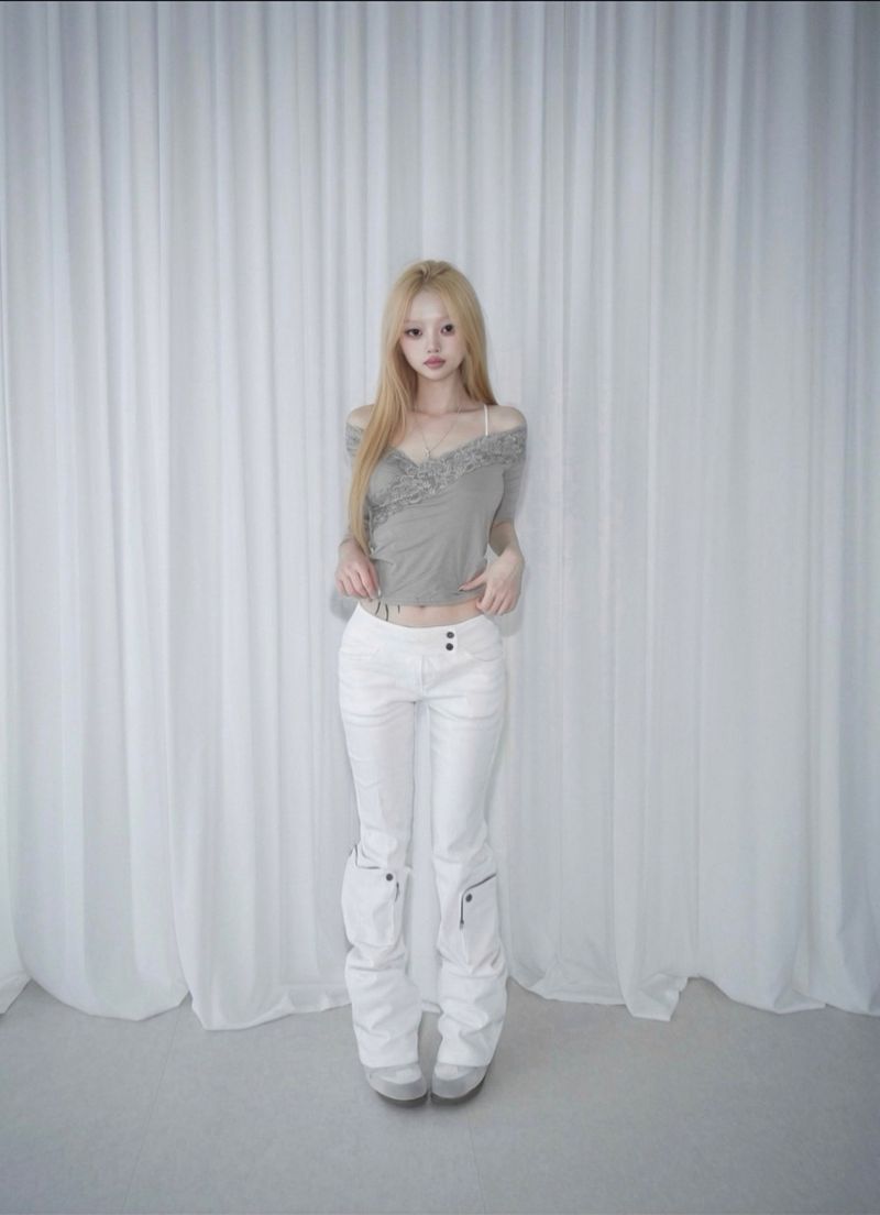 slay pocket bootcut pt (2 color) 