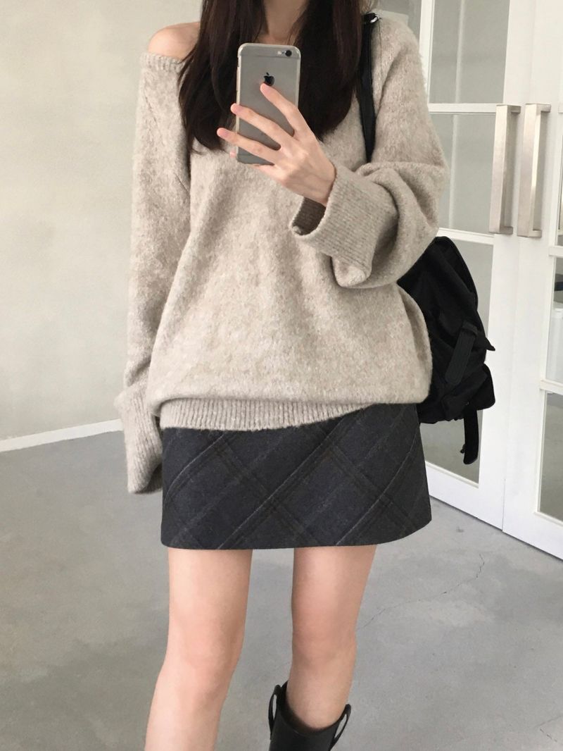 Andy V-neck Knitwear (3 colors)