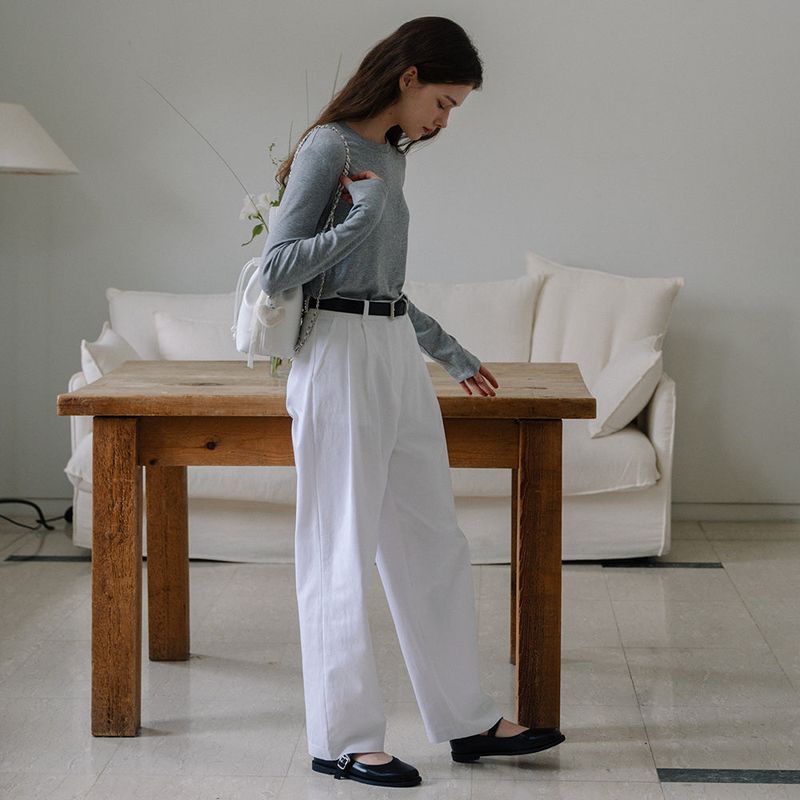 Two turk Cotton Pants - Ivory