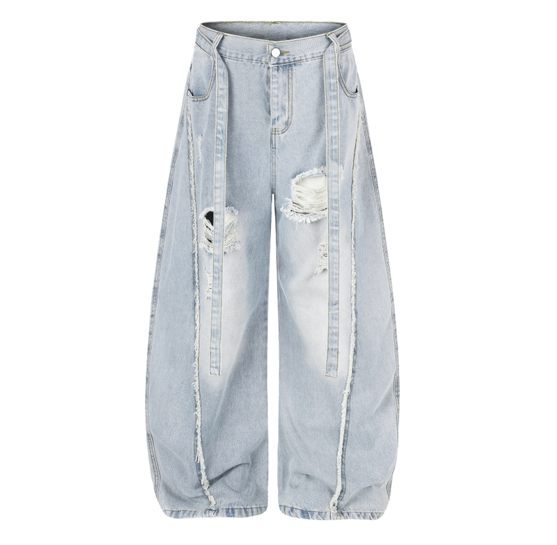 Cozy&Kitsch（コージーアンドキッチ）の「カエラ ストラップ デニム パンツ（パンツ）」