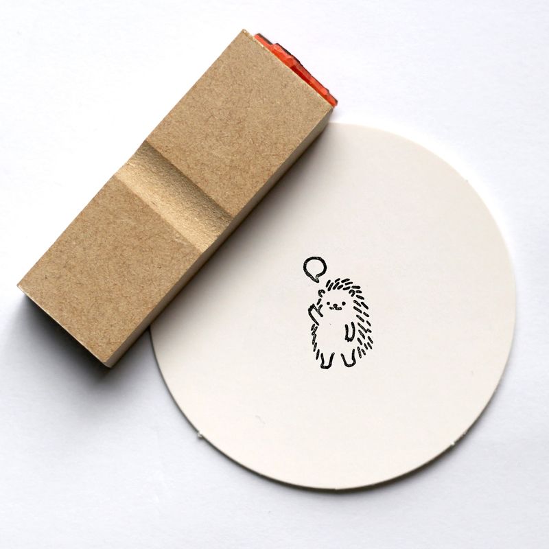 [Woodstamp] 4 types of hedgehogs