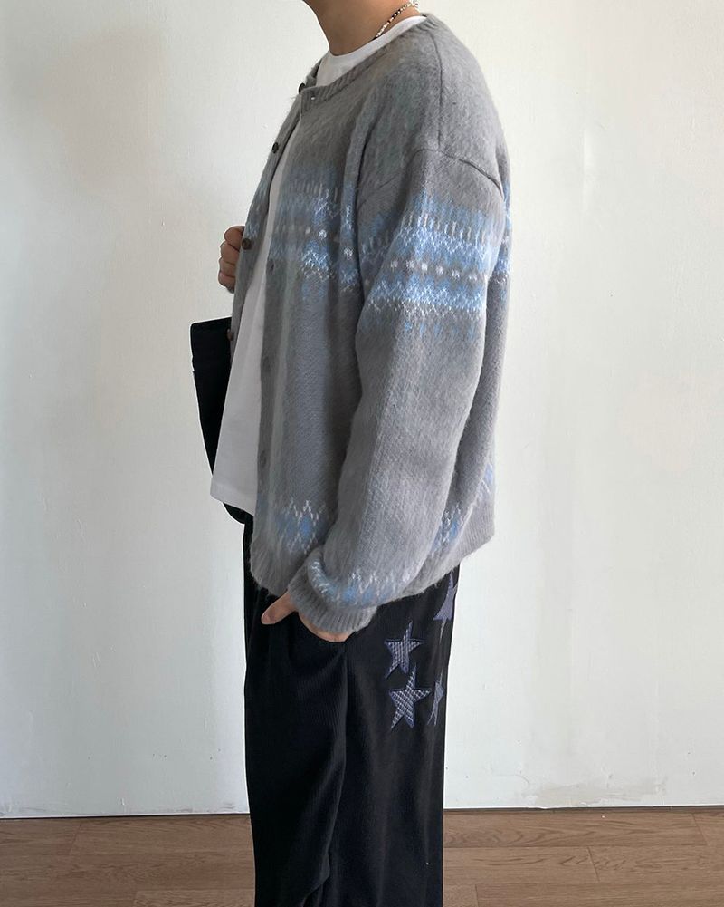 Cozy Nordic Knit Cardigan
