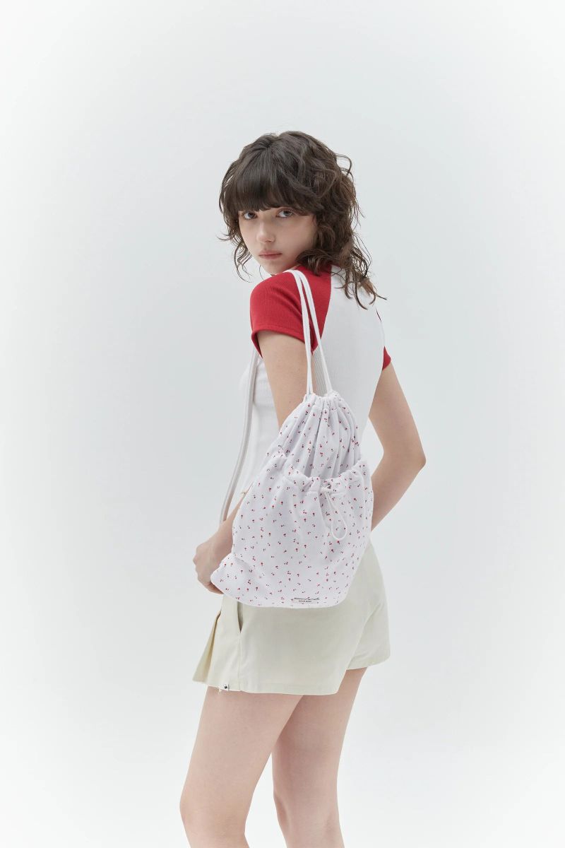 KIRSH PLAIN CHERRY GYM SACK