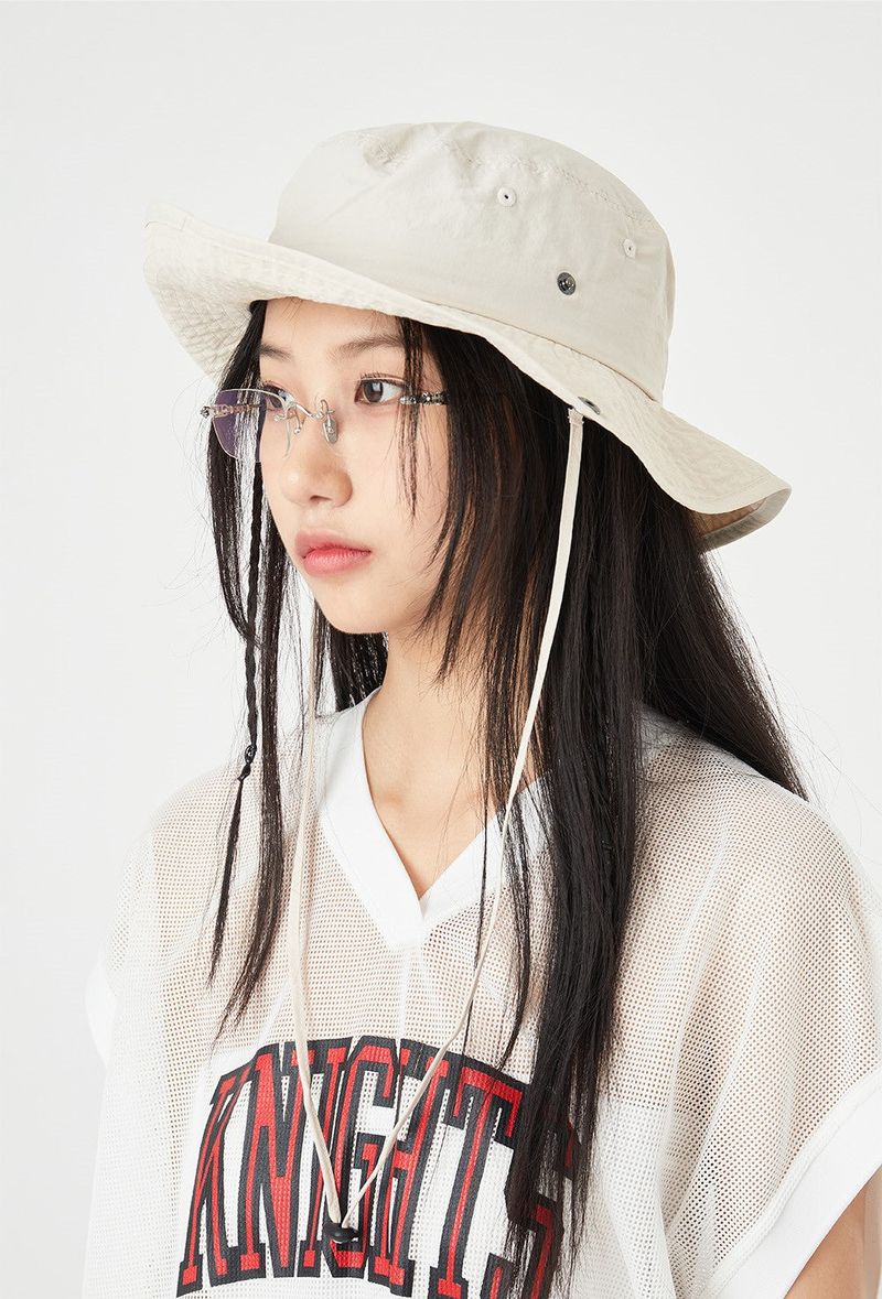 Raucohouse（ラウコハウス）の「Safari snap button string bucket hat（Hats）」
