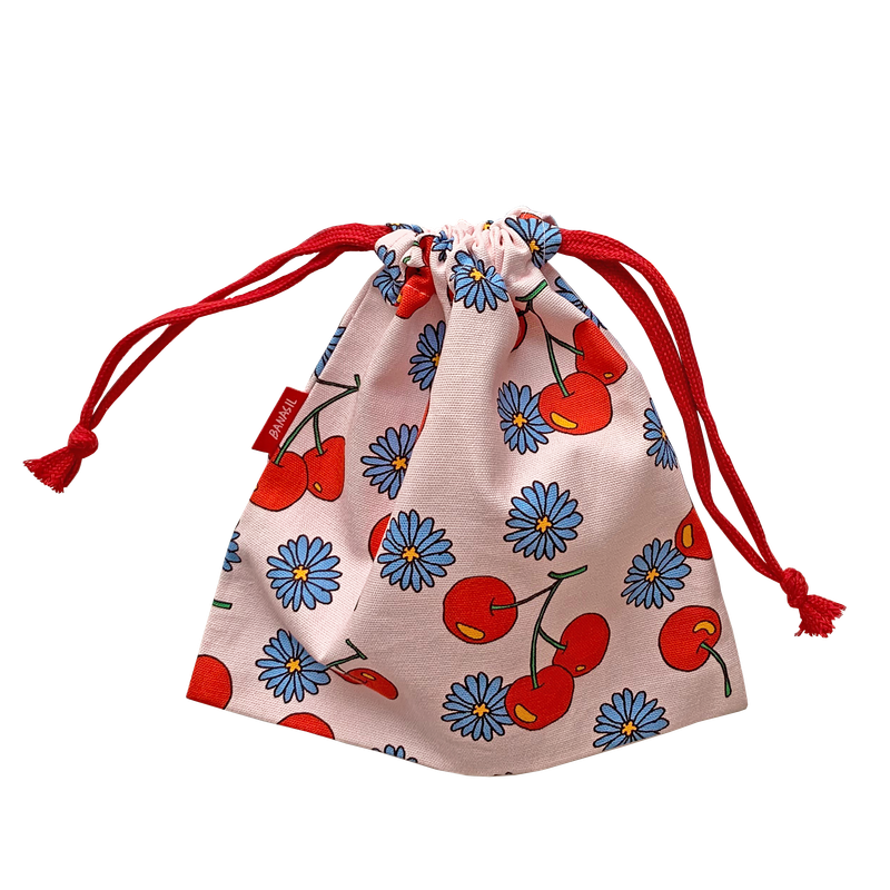 Cherry&Daisy (Pink) Pouch