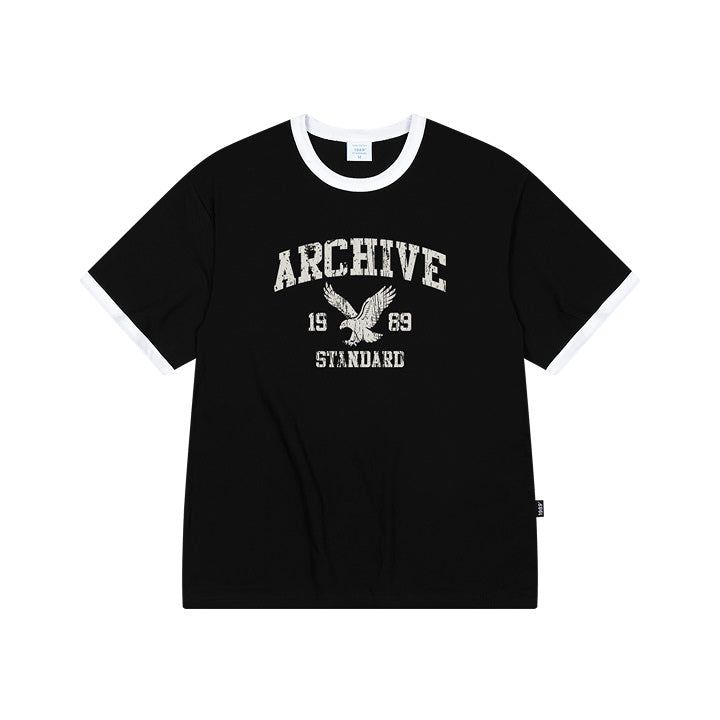 ARCHIVE EAGLE Cool Cotton Ringer Short Sleeve (SRSSTD-0268)