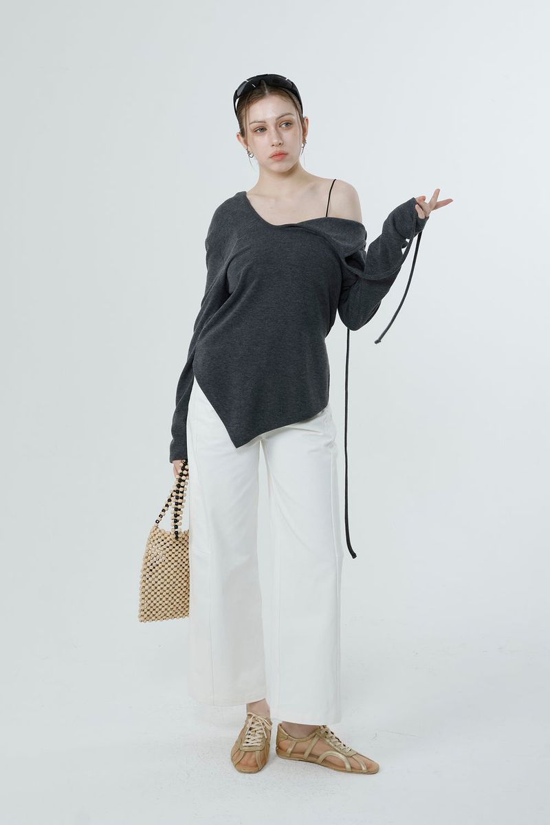 HANDKERCHIEF PANTS_WHITE