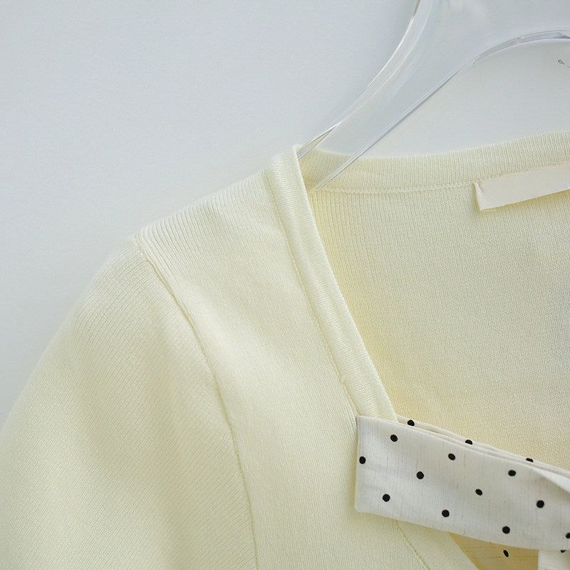 Cloud Ribbon Point Knit
