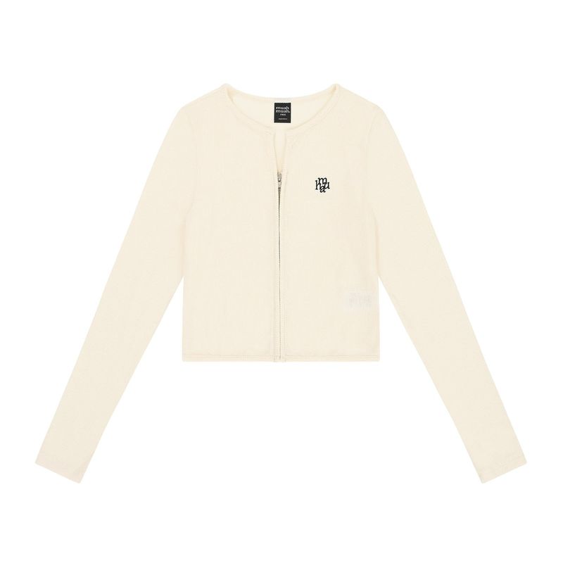 STITCH LOGO ZIPUP CARDIGAN
