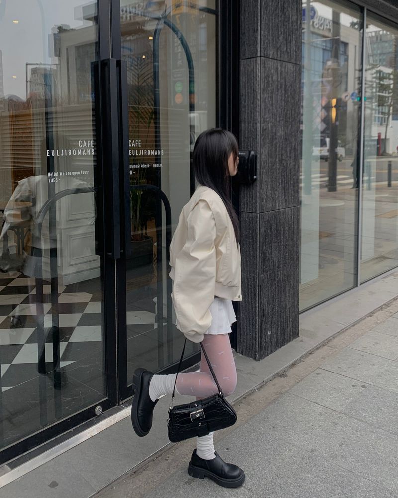 Button pleated skirt pants