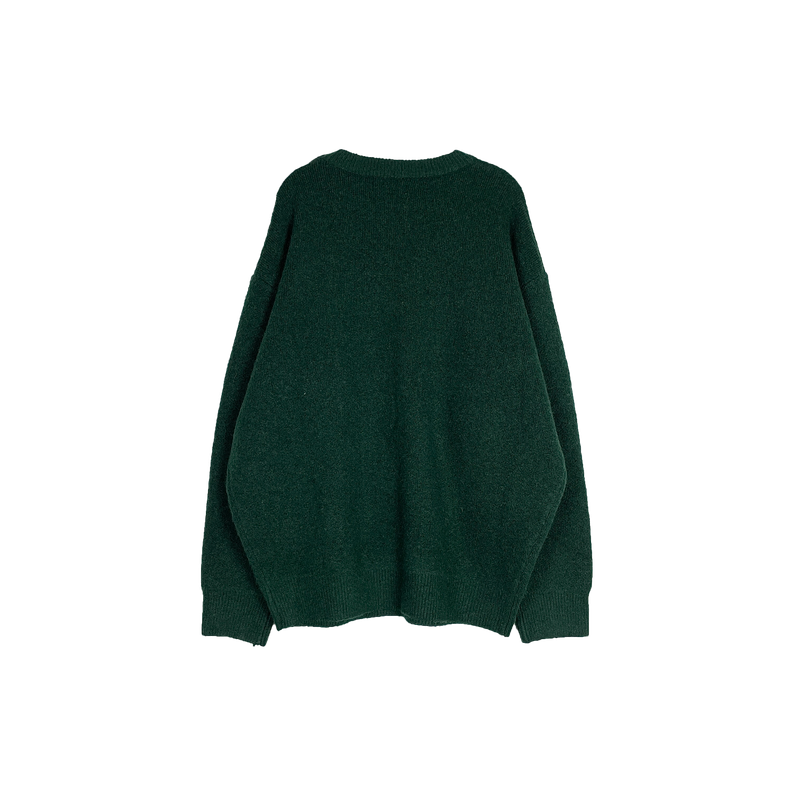 wool knit sweatshirt