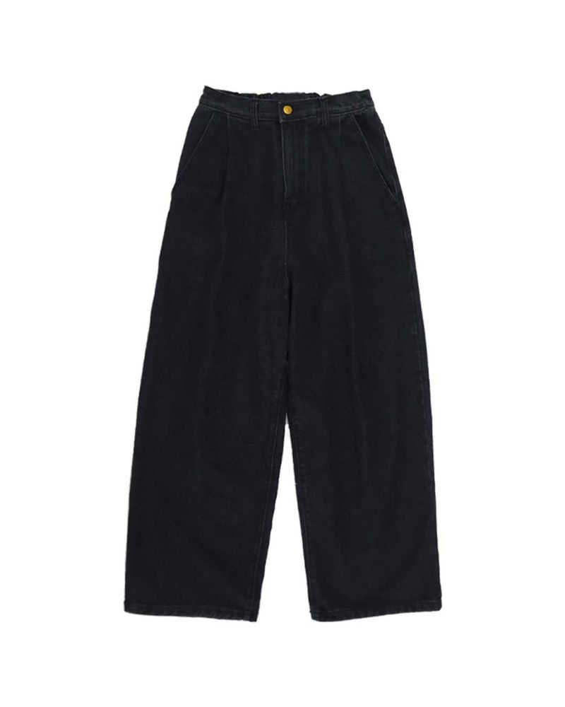 fade Pintuck Wide Denim Pants (2color)