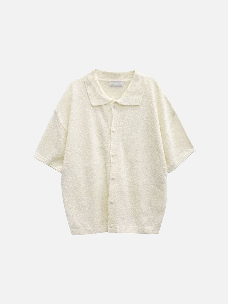 Fury Knit Short Sleeve Cardigan 2C