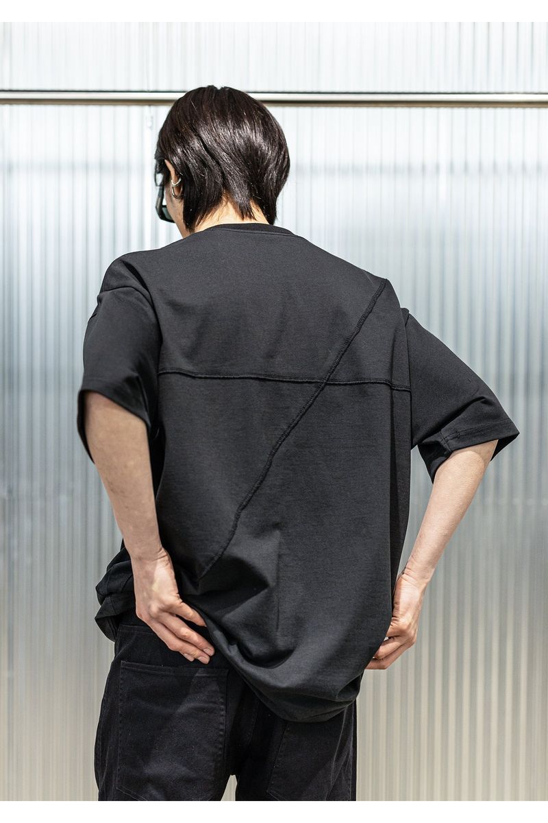 MASSNOUN(マスノウン)の「X CROSS INCISON T-SHIRTS(Tops)」