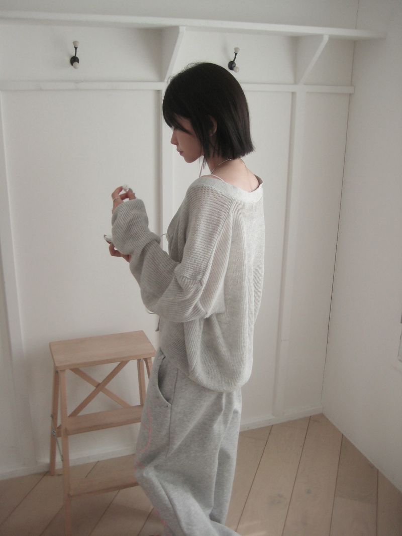 Forb Linen Hacci V-Neck cd