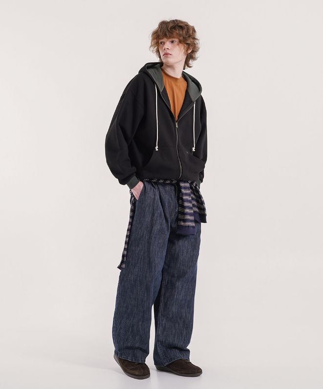 26FW★ Soft Nap Hood Zip-Up