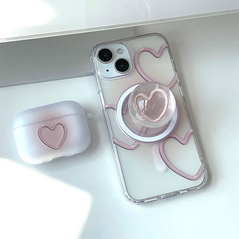 Pink - Spring Love Magsafe Phone Case Bead Tok Set