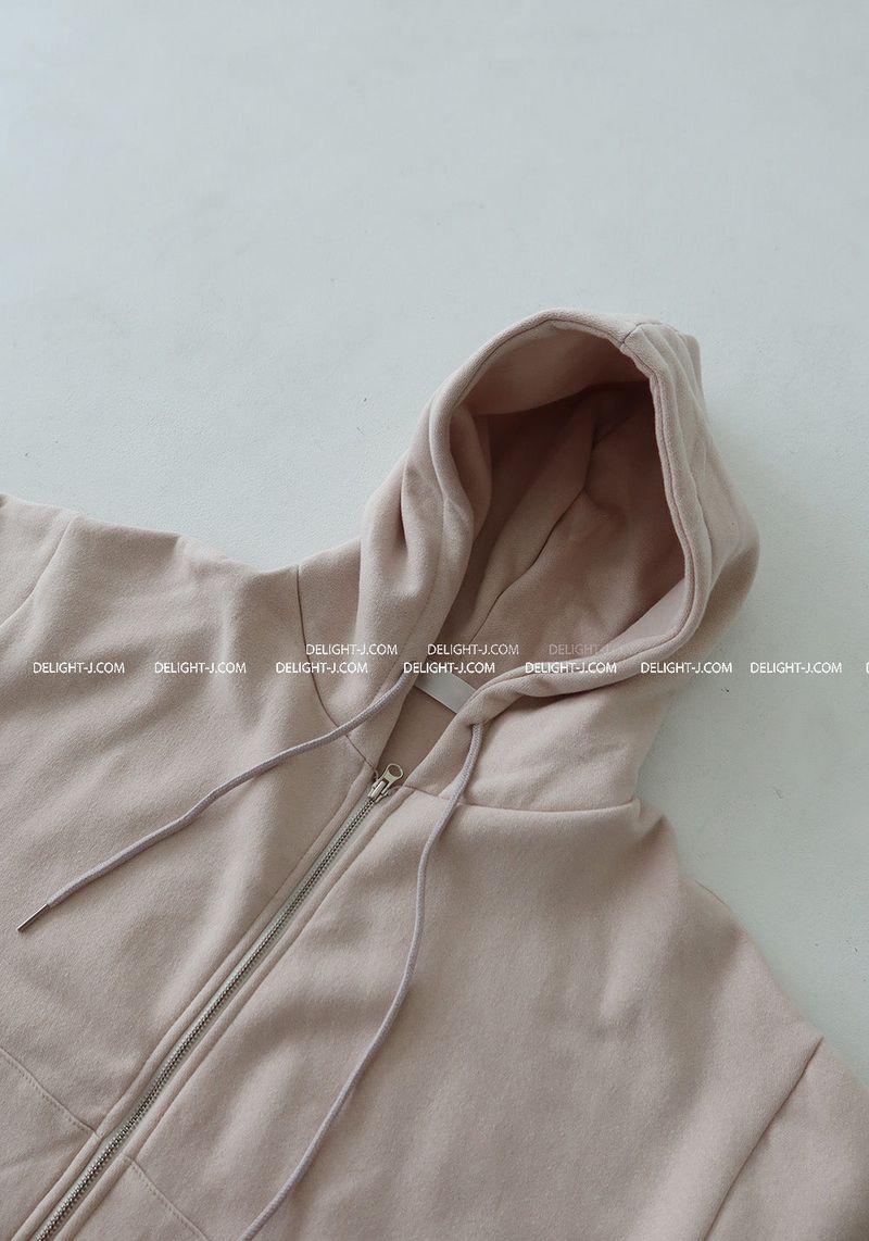Napping Two-Way Daily Hooded Zip-Up