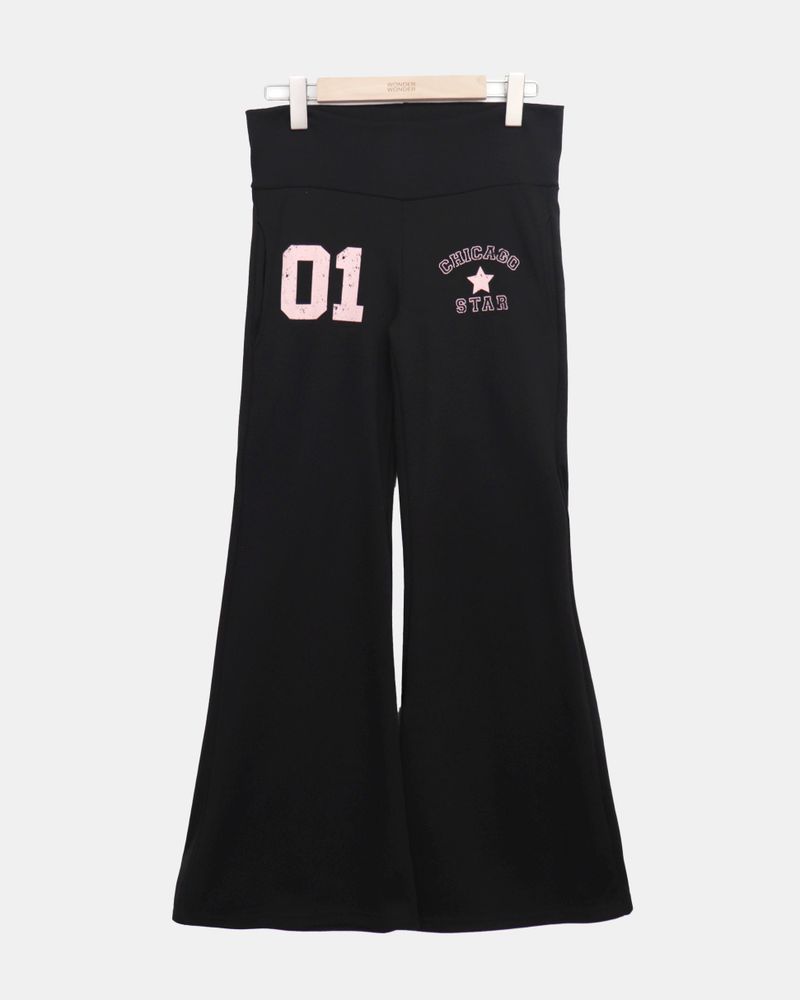 Ropyu Folded Bootcut Training Pants