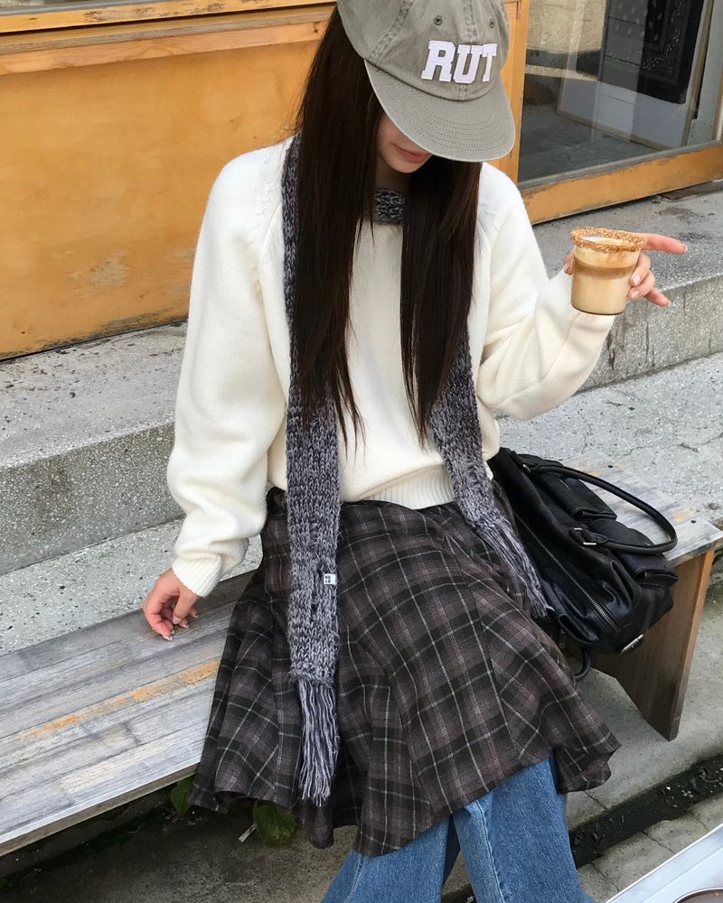 [ORIGINAL] Derr V-Neck Loose-Fit Knit
