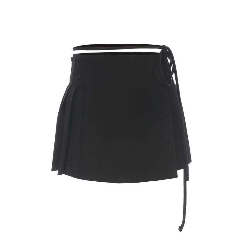 Avant 2-way wrap pleated skirt 001