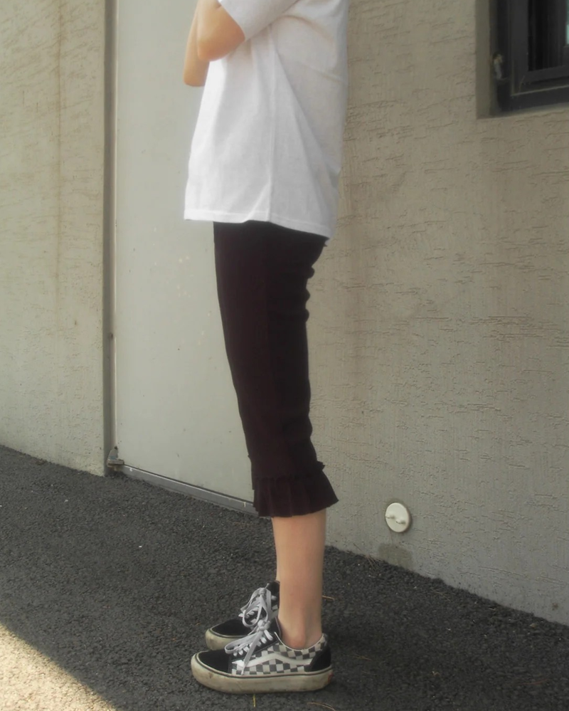 frill leggings pants
