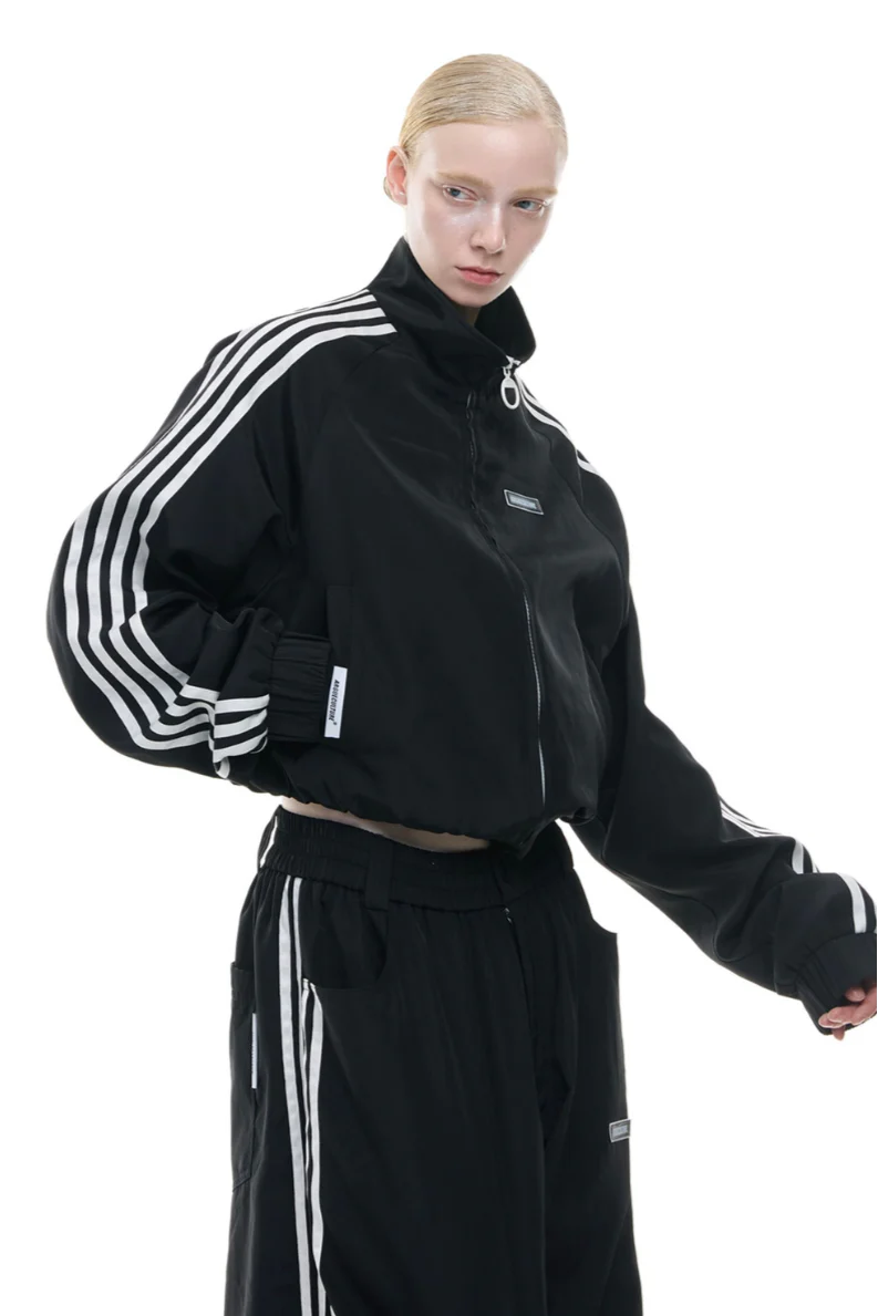Argue Cultureの「Striped Retro Track Jacket（Tops）」