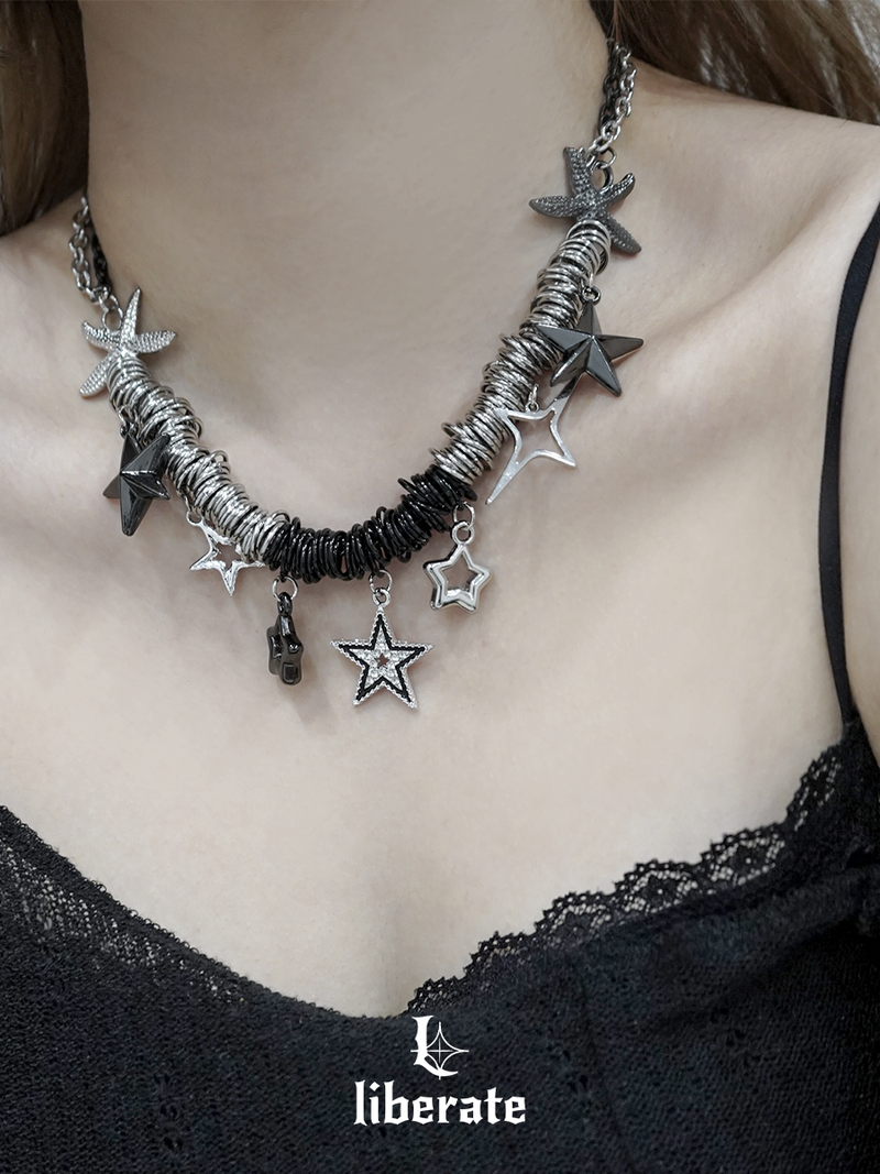 Like Black tar Necklace