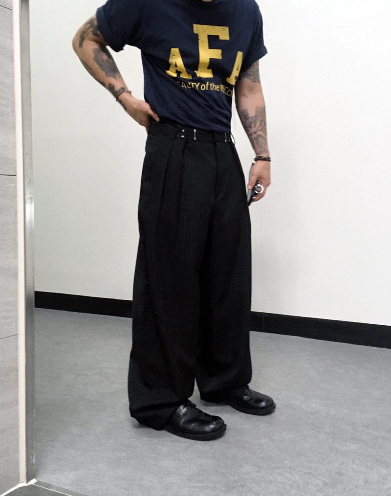 HOLY IN CODE（ホーリーインコード）の「No.1316 E stripe wide SL (3color)（Pants）」