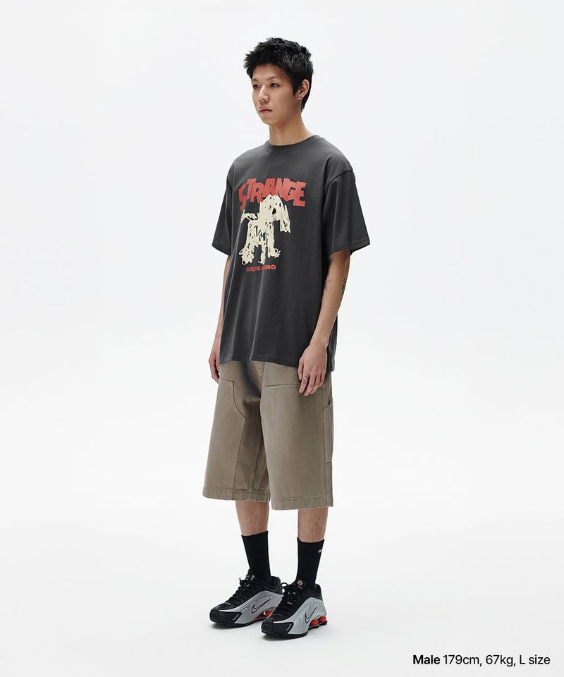 DYED DOUBLE KNEE SHORT
