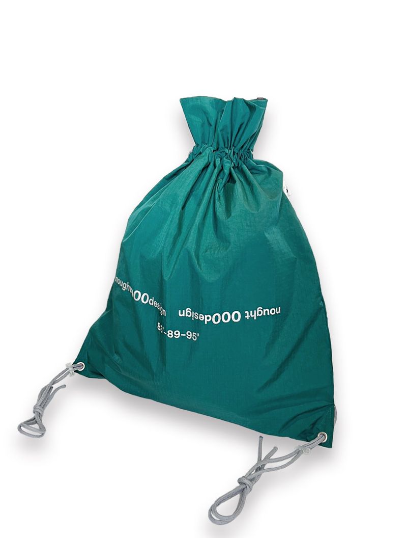 Reverse Logo Gym Sack / Peacock Green