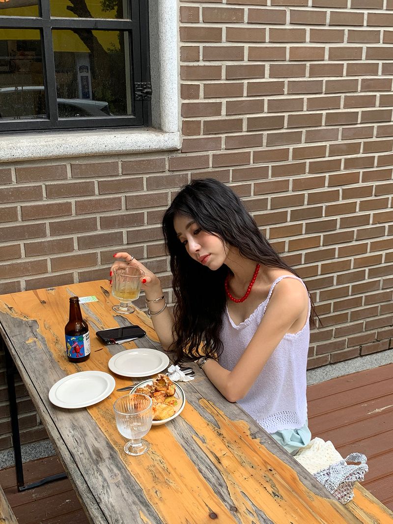 [MADE] RODYL FRILL KNIT SLEEVELESS