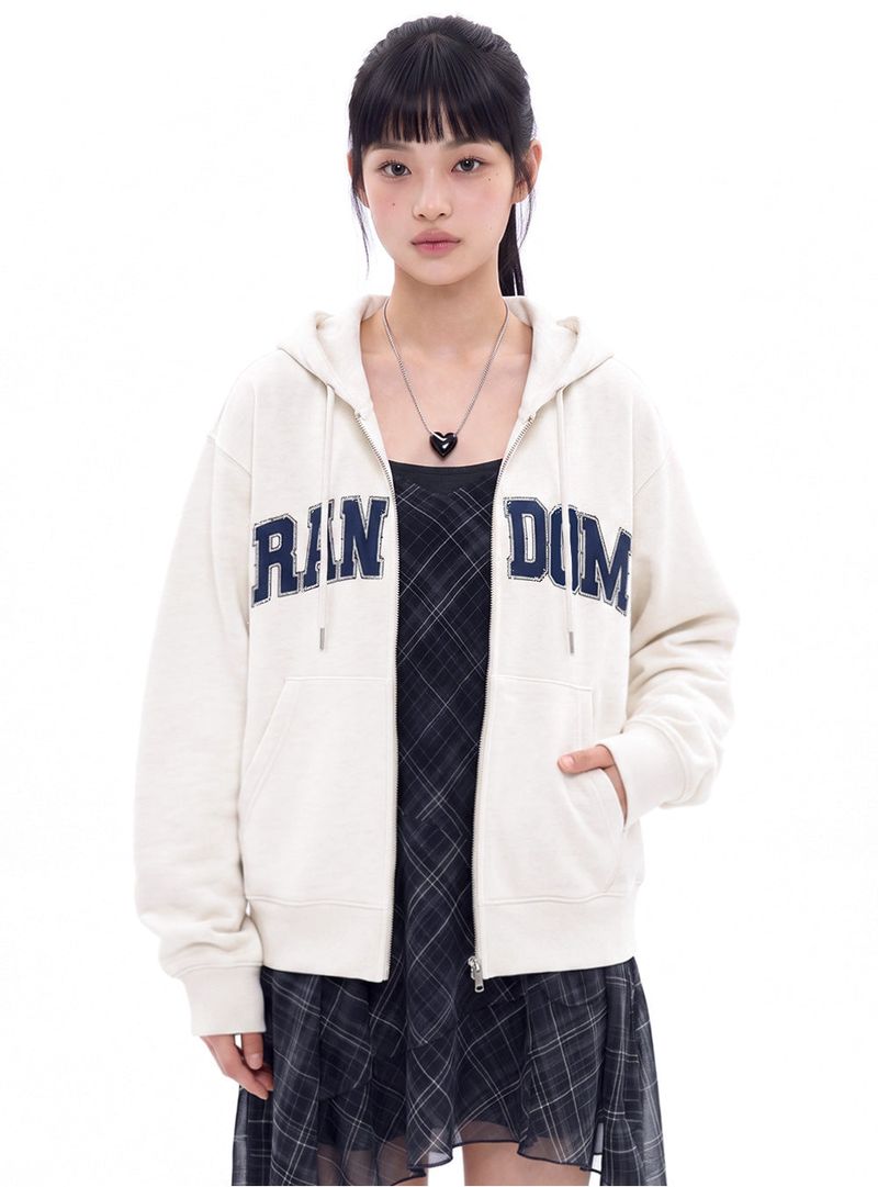 RANDOM ARCH 2-WAY ZIP-UP (3color)