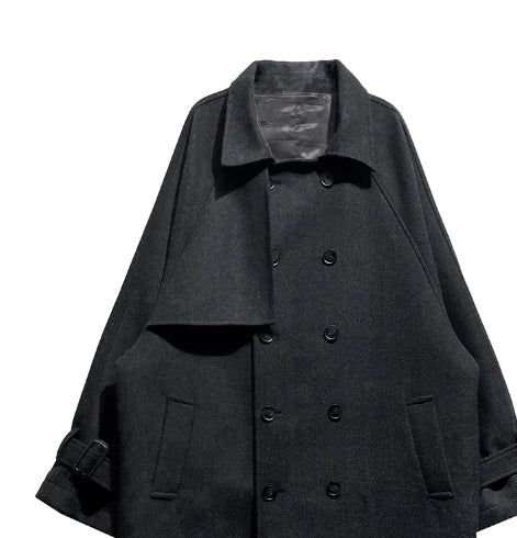 [LAN ARCHIVE] Louis Herringbone Trench Wool Coat