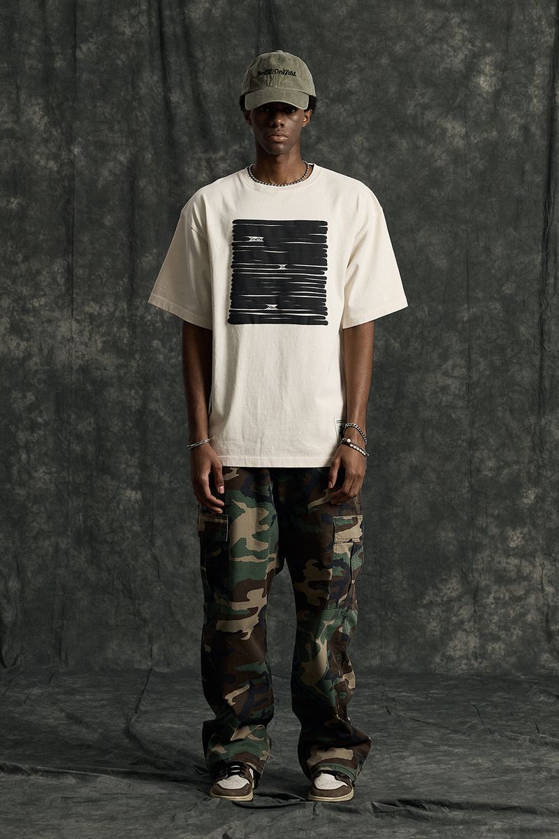 GRAFFITIONMIND（グラフィティオンマインド）の「Graffitionmind Words Pigment T-shirt（Tops）」