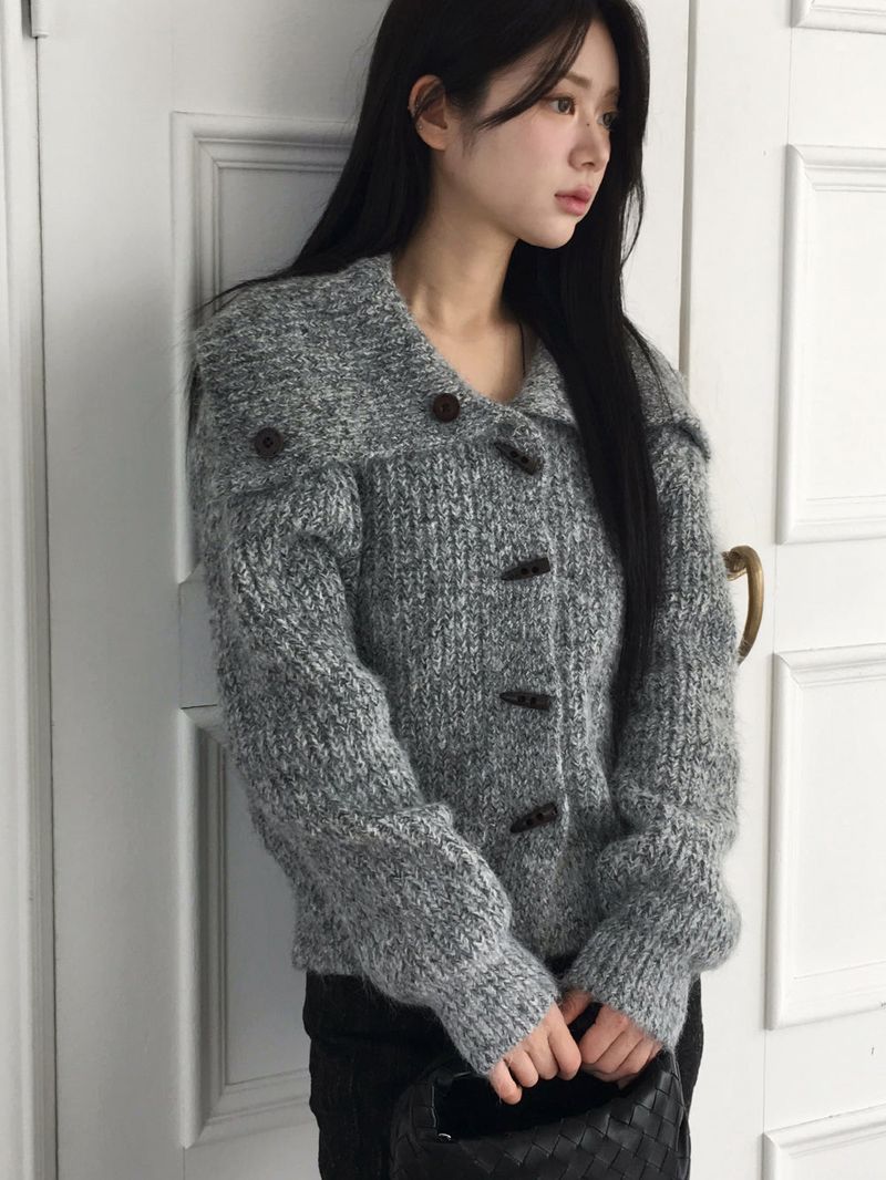 nobiyaka（ノビヤカ）の「Duffle sailor cardigan（Tops）」
