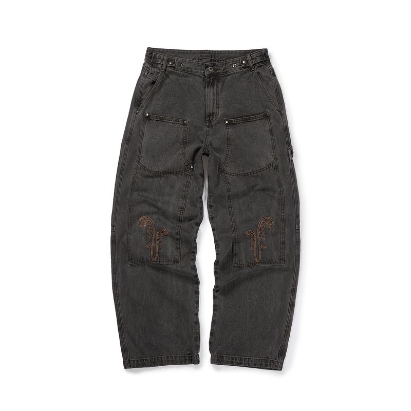 karactor（カラクター）の「Ptery double knee pants / Black（Pants）」